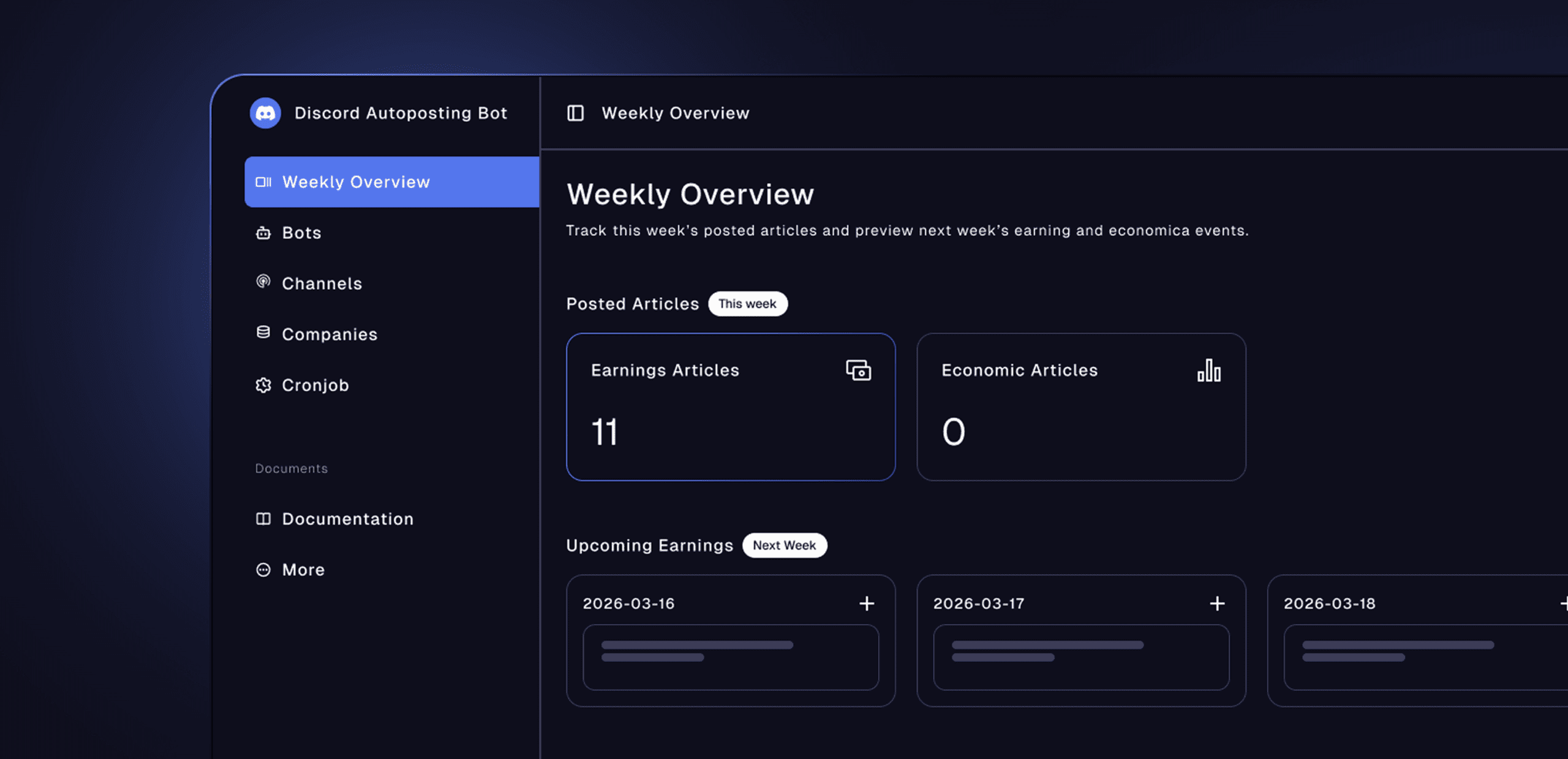 Discord Autoposting Bot: Real-Time Financial Updates